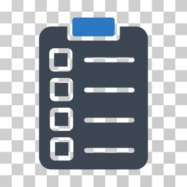 Test görev vektör simgesi