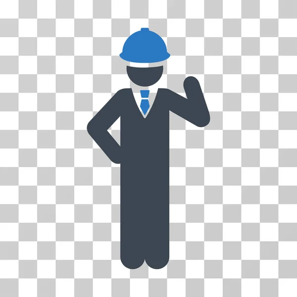 Engineer Vector Icon — Stock Vector