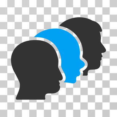 İstemci profilleri vektör simgesi