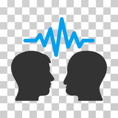 Kullanıcı iletişim sinyali vektör simgesi