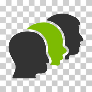 İstemci profilleri vektör simgesi