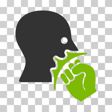 Yüz şiddet Strike vektör simgesi