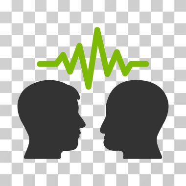 Kullanıcı iletişim sinyali vektör simgesi