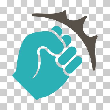 Yumruk Strike vektör simgesi