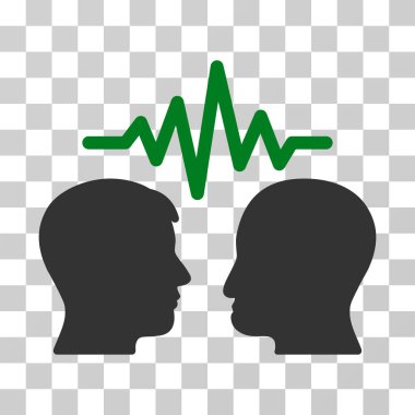 Kullanıcı iletişim sinyali vektör simgesi