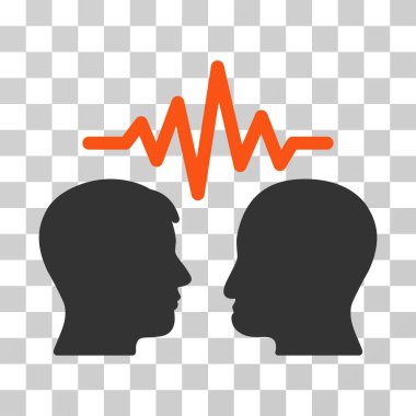 Kullanıcı iletişim sinyali vektör simgesi