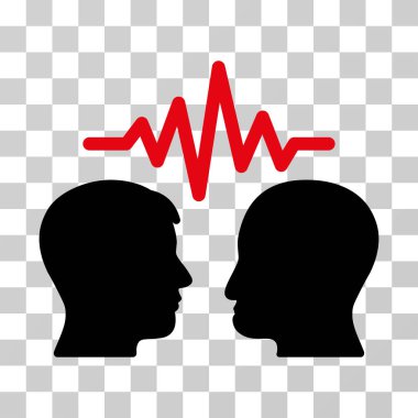 Kullanıcı iletişim sinyali vektör simgesi