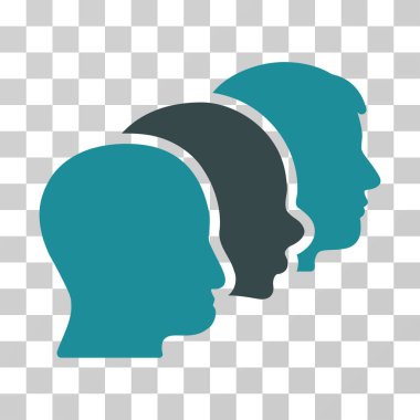 İstemci profilleri vektör simgesi