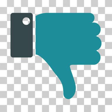 başparmak aşağı vektör simgesi