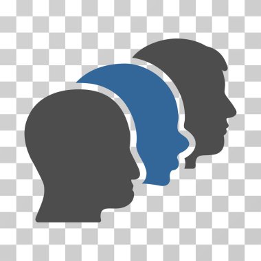 İstemci profilleri vektör simgesi