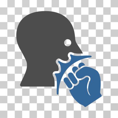 Yüz şiddet Strike vektör simgesi