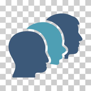 İstemci profilleri vektör simgesi