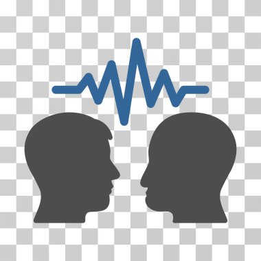 Kullanıcı iletişim sinyali vektör simgesi