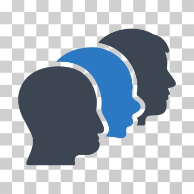 İstemci profilleri vektör simgesi