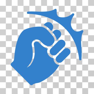 Yumruk Strike vektör simgesi