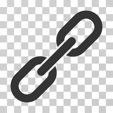 Zincir bağlantı vektör simgesi