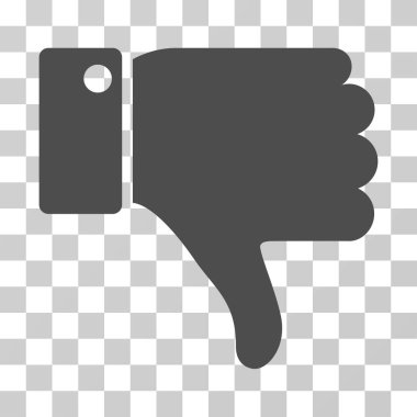 başparmak aşağı vektör simgesi