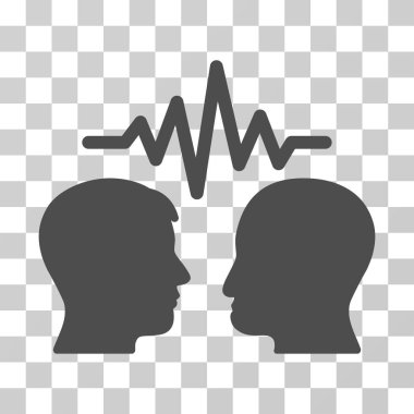 Kullanıcı iletişim sinyali vektör simgesi