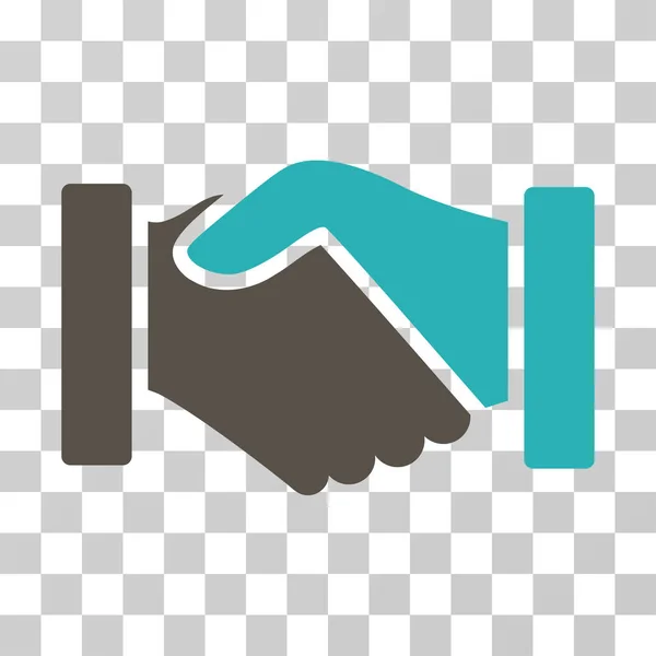 Akquisition Handshake Vektor Symbol — Stockvektor
