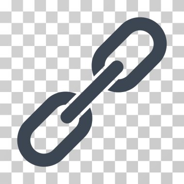 Zincir bağlantı vektör simgesi