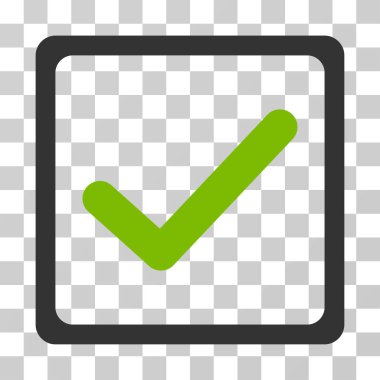 Onay kutusunu vektör simgesi