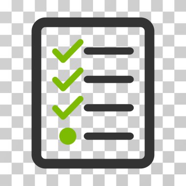 Denetim listesi vektör simgesi