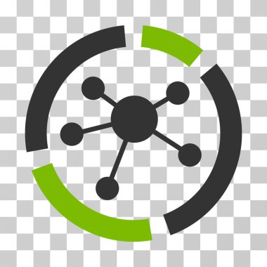 Bağlantıları diyagramını vektör simgesi