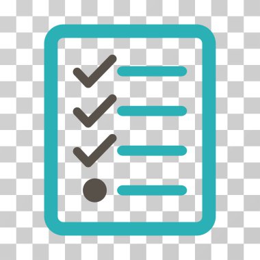 Denetim listesi vektör simgesi