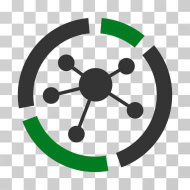 Bağlantıları diyagramını vektör simgesi