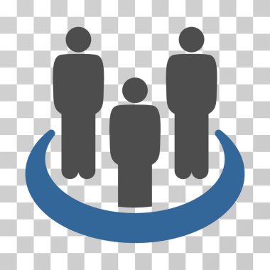 Sosyal grup vektör simgesi