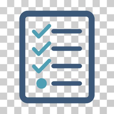 Denetim listesi vektör simgesi