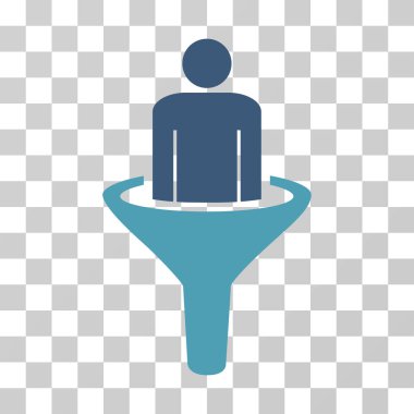 Satış Huni vektör simgesi