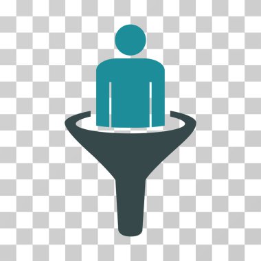 Satış Huni vektör simgesi