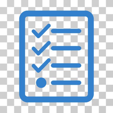 Denetim listesi vektör simgesi