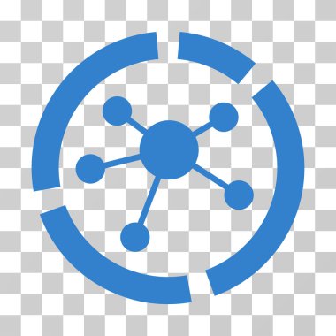 Bağlantıları diyagramını vektör simgesi