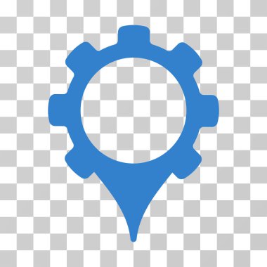 GPS ayarları vektör simgesi