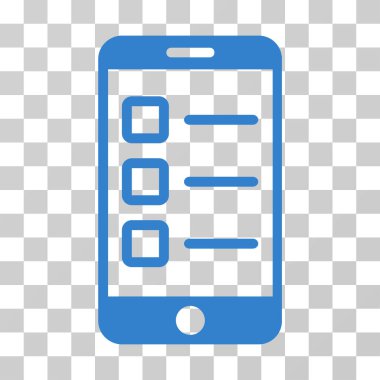 Mobil Test vektör simgesi