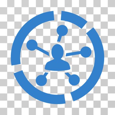 İlişkiler diyagramı vektör simgesi