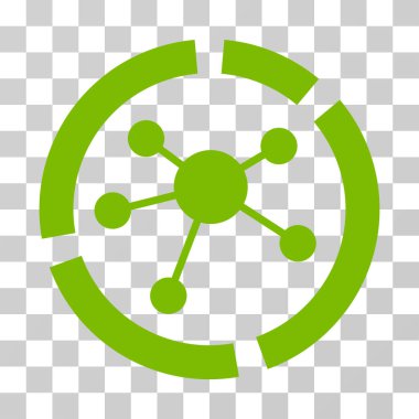 Bağlantıları diyagramını vektör simgesi