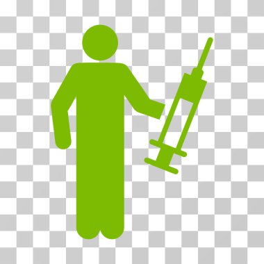 Uyuşturucu satıcısı vektör simgesi