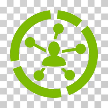 İlişkiler diyagramı vektör simgesi