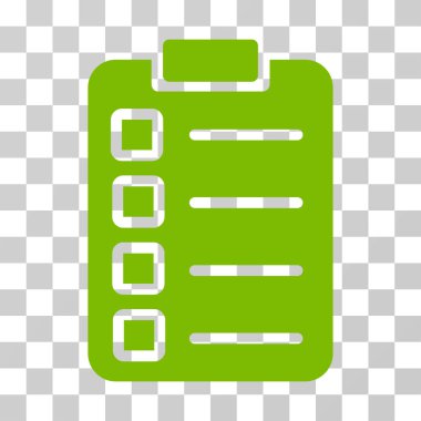 Test görev vektör simgesi