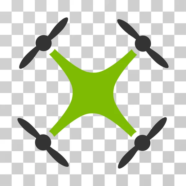 Quadrocopter-Vektor-Symbol — Stockvektor