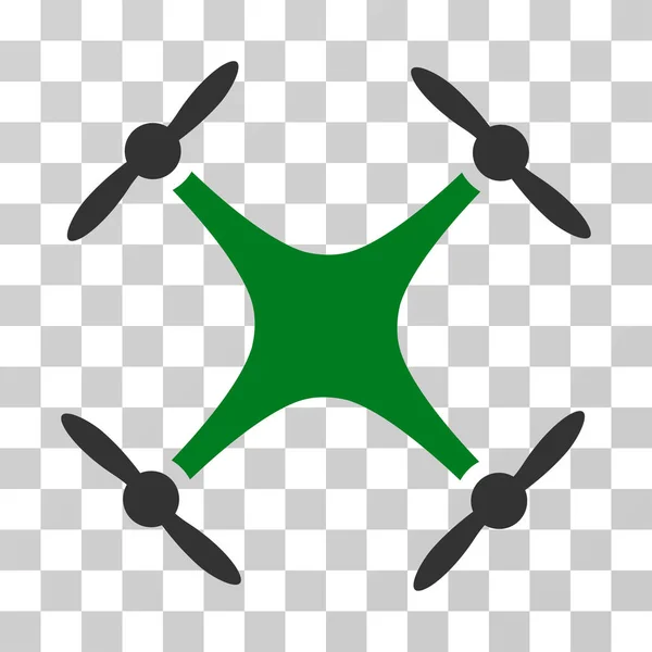 Quadrocopter-Vektor-Symbol — Stockvektor