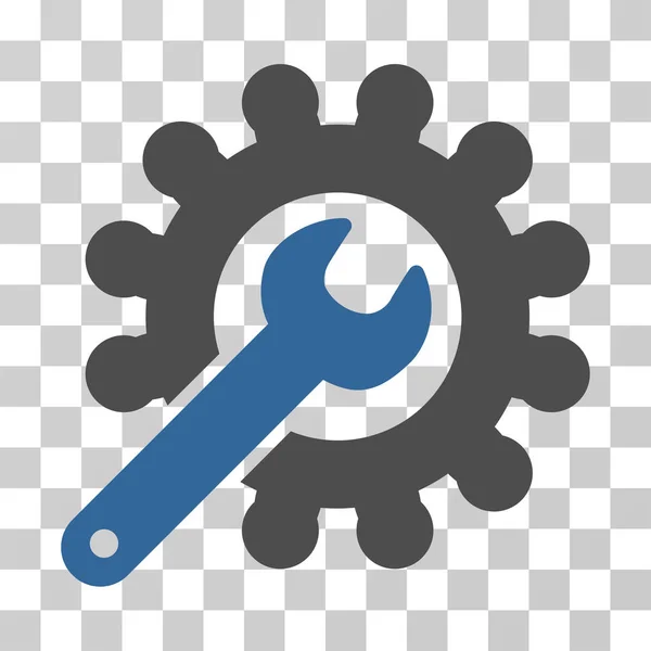 Wrench And Gear Customization Tools Vector Icon — Stock Vector