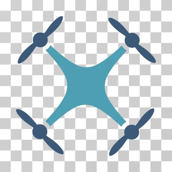 Quadcopter Vector Icon — Stock Vector