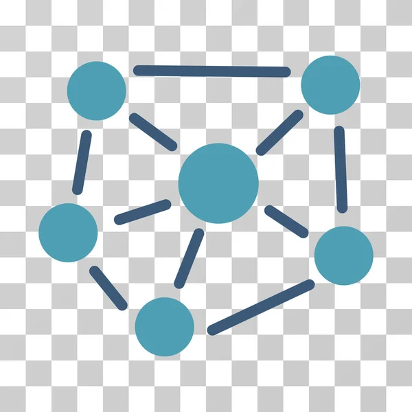 Sosyal grafik vektör simgesi — Stok Vektör