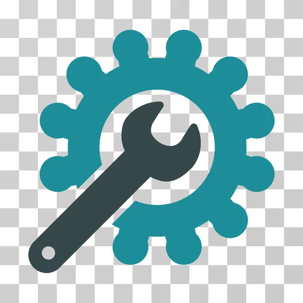 Wrench And Gear Customization Tools Vector Icon — Stock Vector