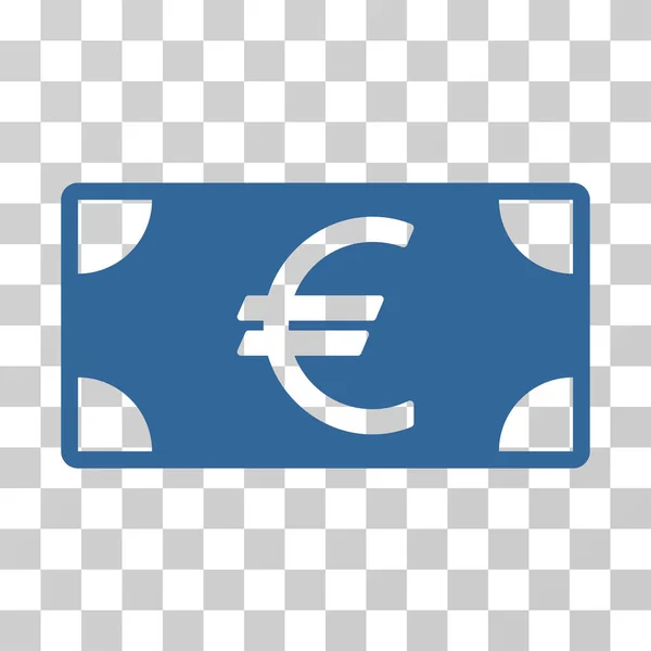 Euro sedel vektor symbol — Stock vektor