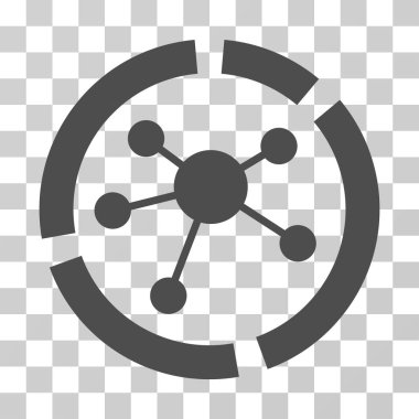 Bağlantıları diyagramını vektör simgesi